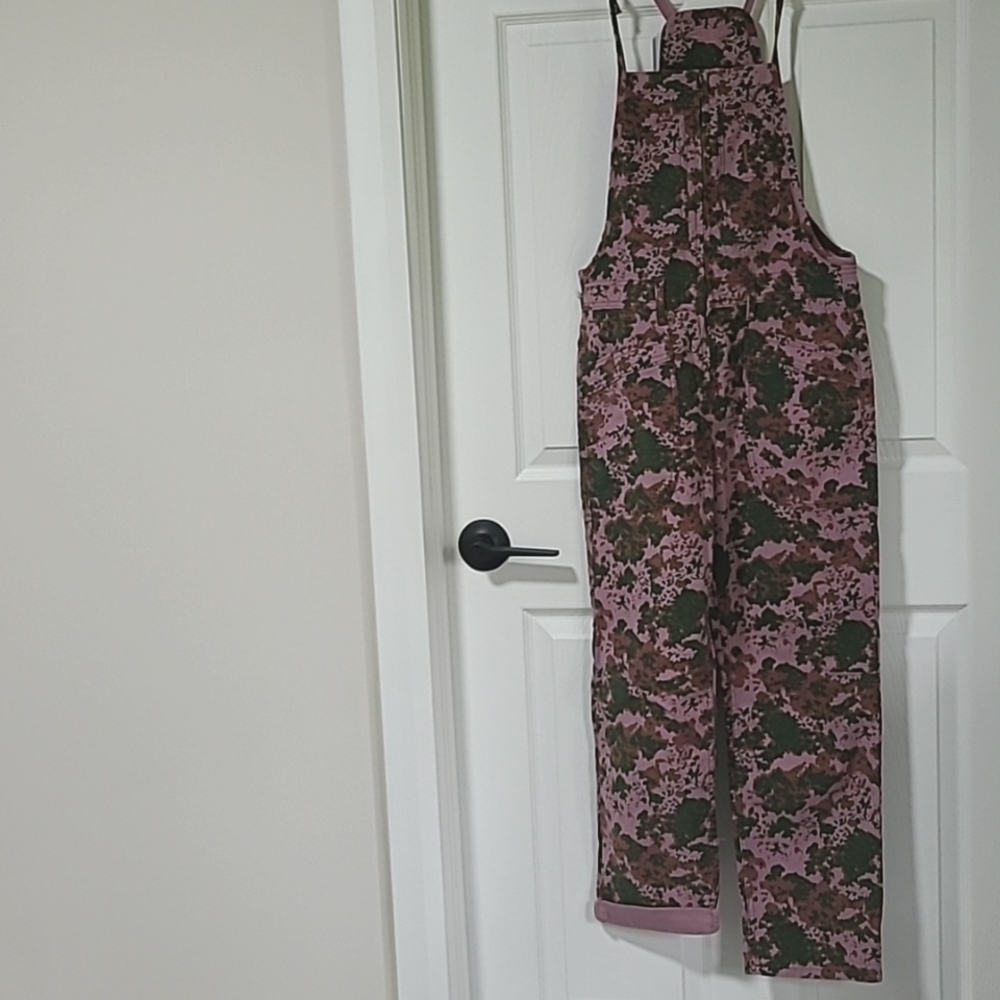 Anthropologie Pilcro Camo Print Painters Overalls